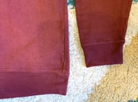 Image 4 of Japan Blue jeans Momotaro inlay burgundy sweater shirt, size M (fits L)