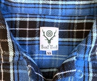 Image 3 of South 2 West 8 by Nepenthes multipocket plaid shirt, size XS (fits M/L)