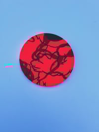 Image 2 of the way back home | 12” round 