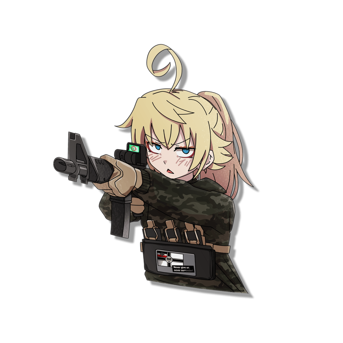 Image of Tanya The Evil Sticker (Discord Exclusive)