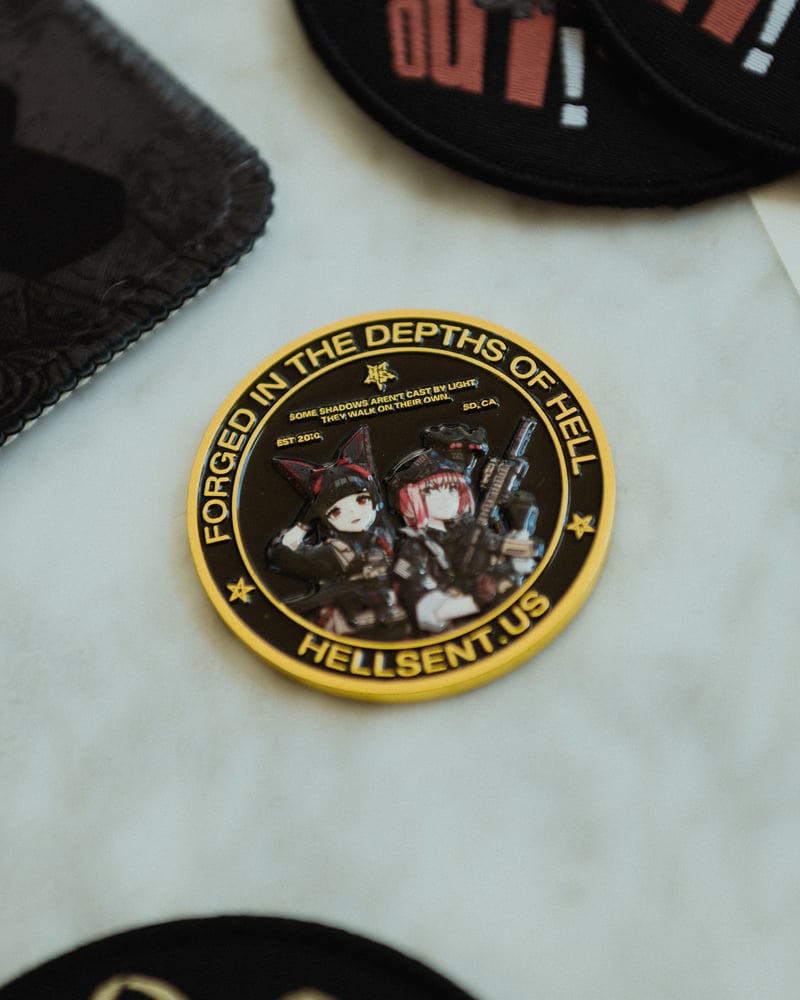 Image of Hellsent Challenge Coin 