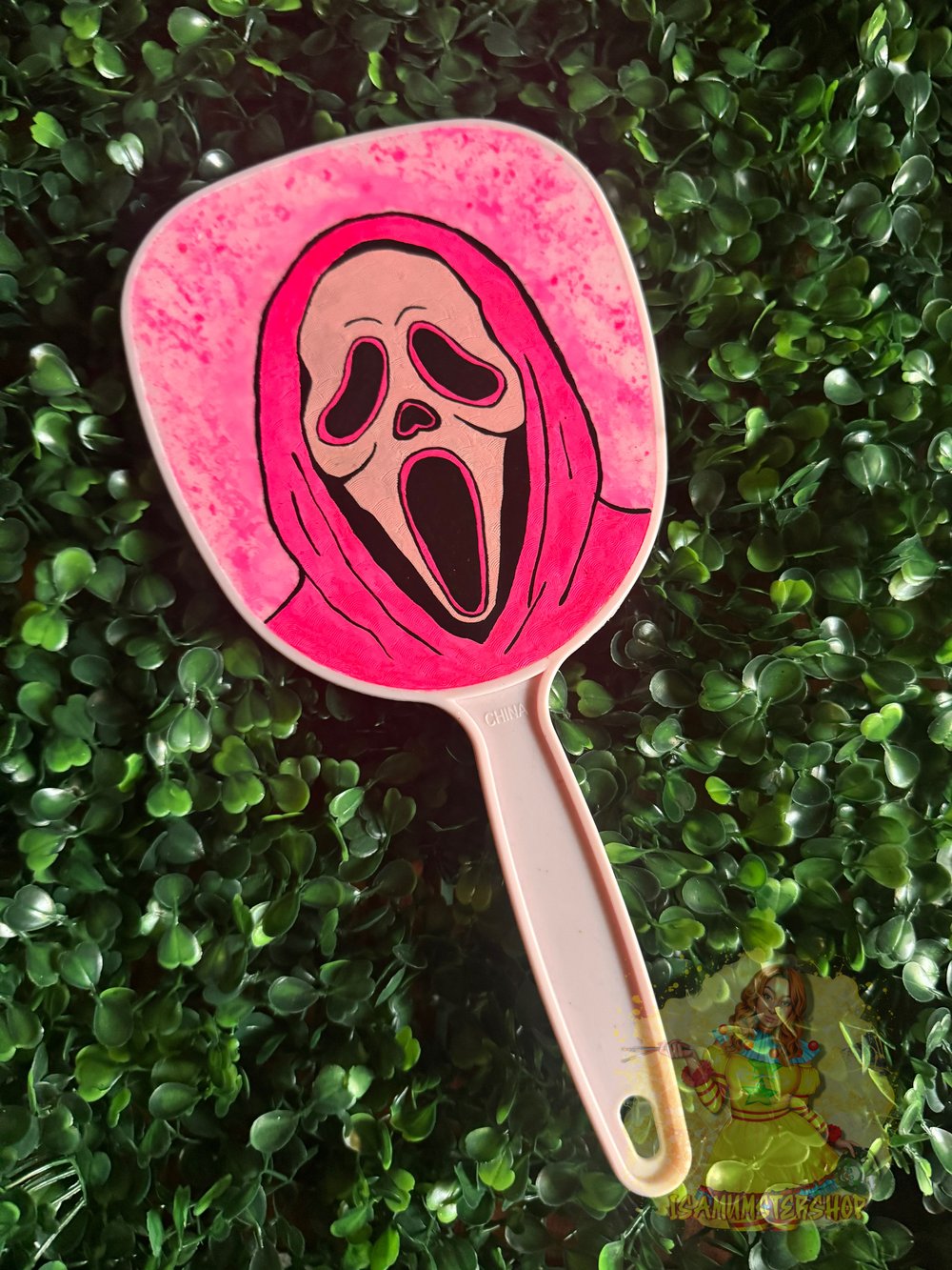 Image of Ghostface Handheld Mirror