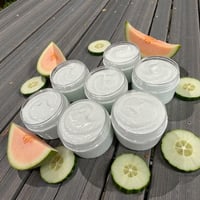 Cucumber melon body scrub 