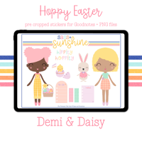 Image 4 of Hoppy Easter Digital Sticker Set