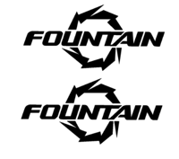 Image 1 of PAIR OF 60"x20" FOUNTAIN BOAT decals. UV safe. Lifetime warranty.