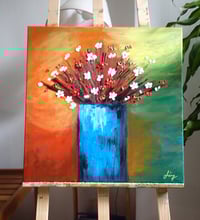 Image 3 of Abstr-Flowers in Vase (50cm x 50cm x2)