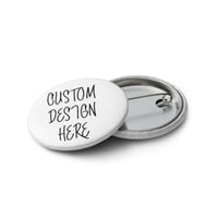 Image 1 of Custom Round Button Pins