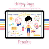 Happy Days - Frankie Digital Sticker Set