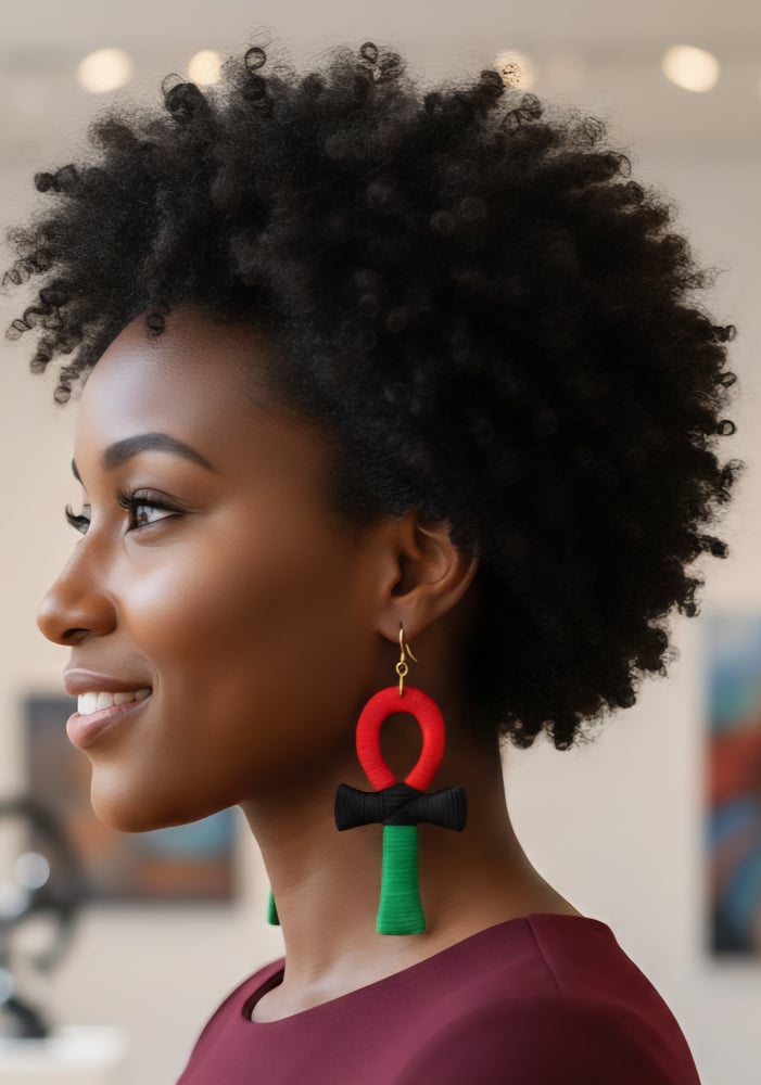 Image of Eternal Life Anukh Mosaic Earrings 