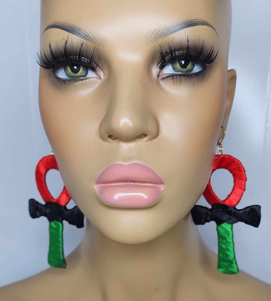 Image of Eternal Life Anukh Mosaic Earrings 