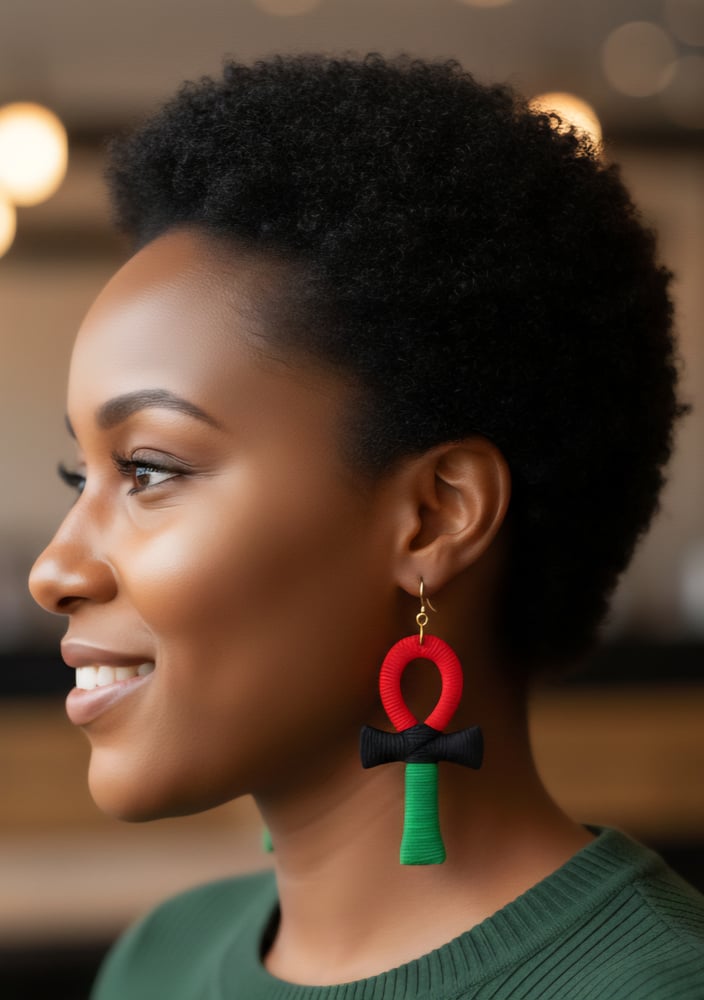 Image of Eternal Life Anukh Mosaic Earrings 