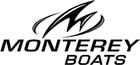 Image 1 of PAIR of 9"X36" Monterey Boats BOAT Hull Decals uv safe. Lifetime warranty.