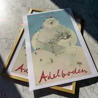 Image 1 of Adelboden Switzerland | Herbert Leupin - 1947 | Vintage Travel Poster 