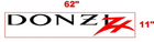 Image 1 of Pair of DONZI ZX BOAT DECAL uv safe. Lifetime warranty