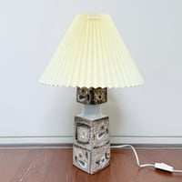 Image 1 of Nils Thorsson Royal Copenhagen Baca Large White Table Lamp