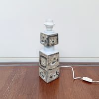 Image 2 of Nils Thorsson Royal Copenhagen Baca Large White Table Lamp