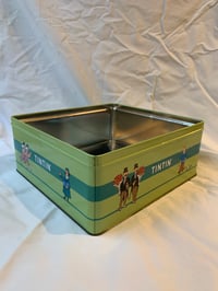 Image 2 of French Tintin biscuit Tin, Limited, Springtime Collection, 2005