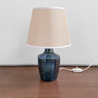 Image 1 of Søholm 1025 Blue Stoneware Table Lamp