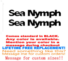 Image 1 of PAIR of 3.5" x 20" Sea Nymph Hull Decals  uv safe. Lifetime warranty 