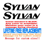 Image 1 of PAIR of 4" X 20" Sylvan BOAT Hull Decals   uv safe. Lifetime warranty 