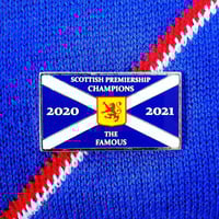 55 Champions Flag Pin - FREE P&P