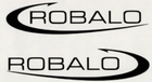 Image 1 of PAIR of 9" ROBALO BOAT Hull Decals   uv safe. Lifetime warranty 