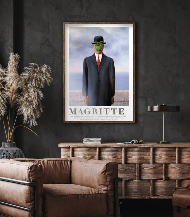 Rene Magritte | The Son of Man | Metropolitan Museum of Art | 1992 | Exhibition Poster