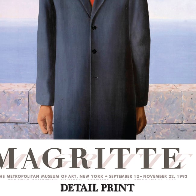 Rene Magritte | The Son of Man | Metropolitan Museum of Art | 1992 | Exhibition Poster