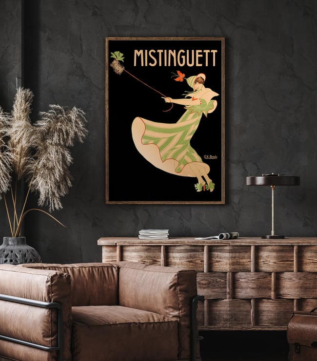 Mistinguett | G. K. Benda | 1913 | Wall Art Print | Vintage Poster