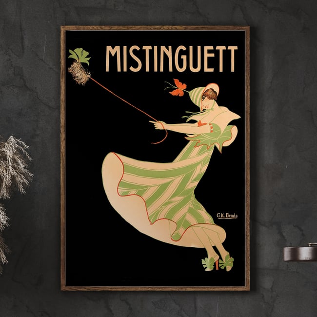 Mistinguett | G. K. Benda | 1913 | Wall Art Print | Vintage Poster