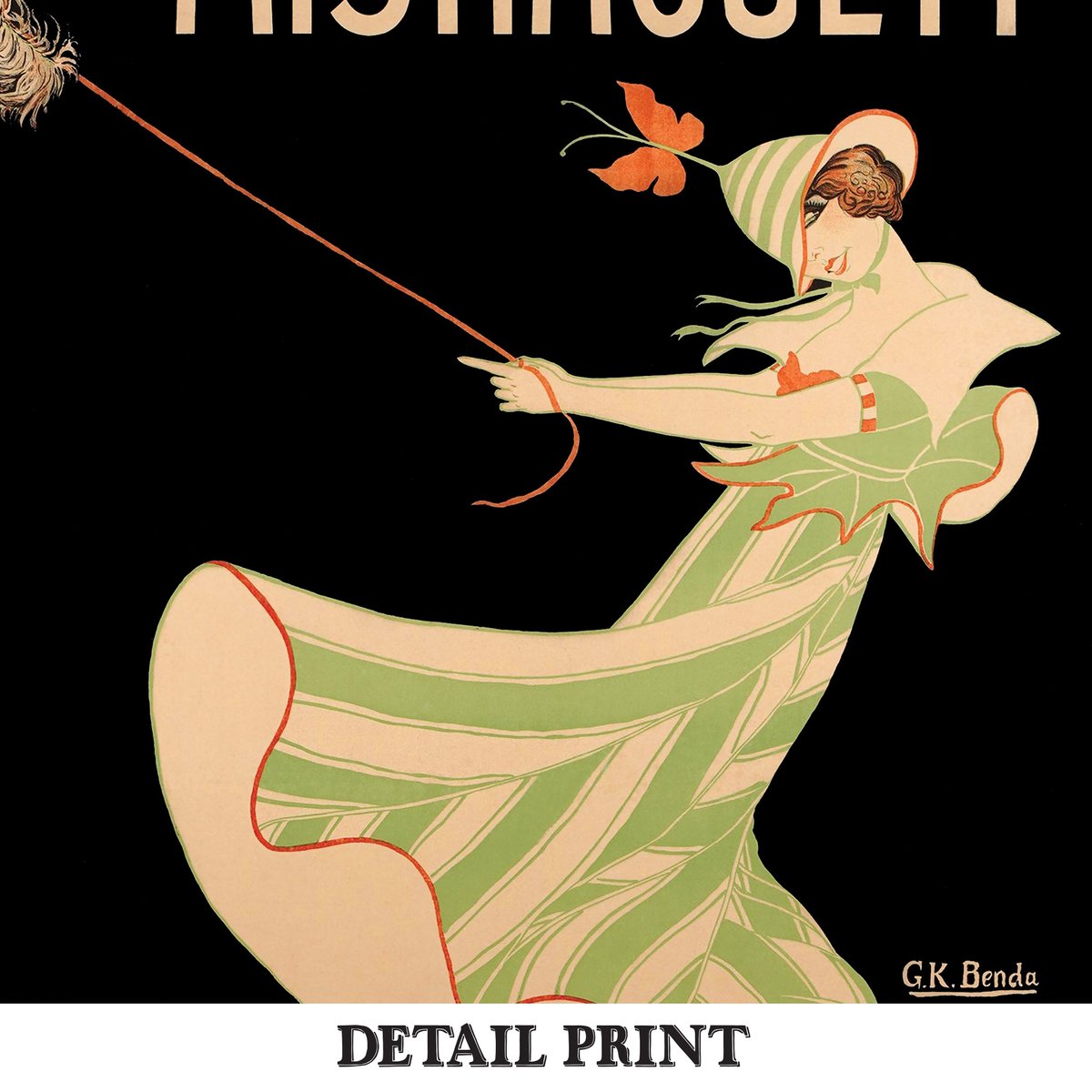 Poster MISTINGUETT MOGADOR Rear – Affiche Vintage Haute Qualité 40x60cm