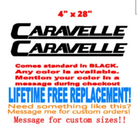 Image 1 of PAIR of 4" x 28" Caravelle  uv safe. Lifetime warranty  