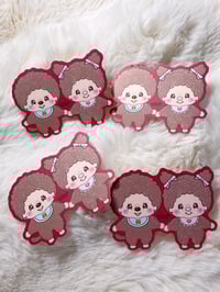 Image 2 of Monchichi die cut sticker