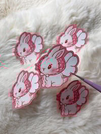 Image 2 of Angel bunny sticker