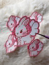 Image 1 of Angel bunny sticker