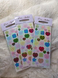 Image 3 of Holo Button deco stickers