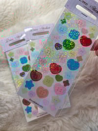 Image 1 of Holo Button deco stickers