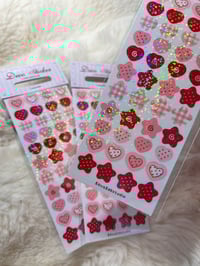 Image 1 of Valentines deco sticker sheet