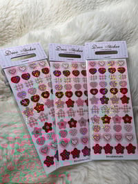 Image 2 of Valentines deco sticker sheet