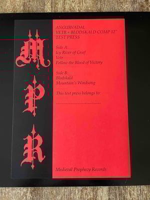 Image of ANGURVADAL - Vetr + Blodskald LP test press