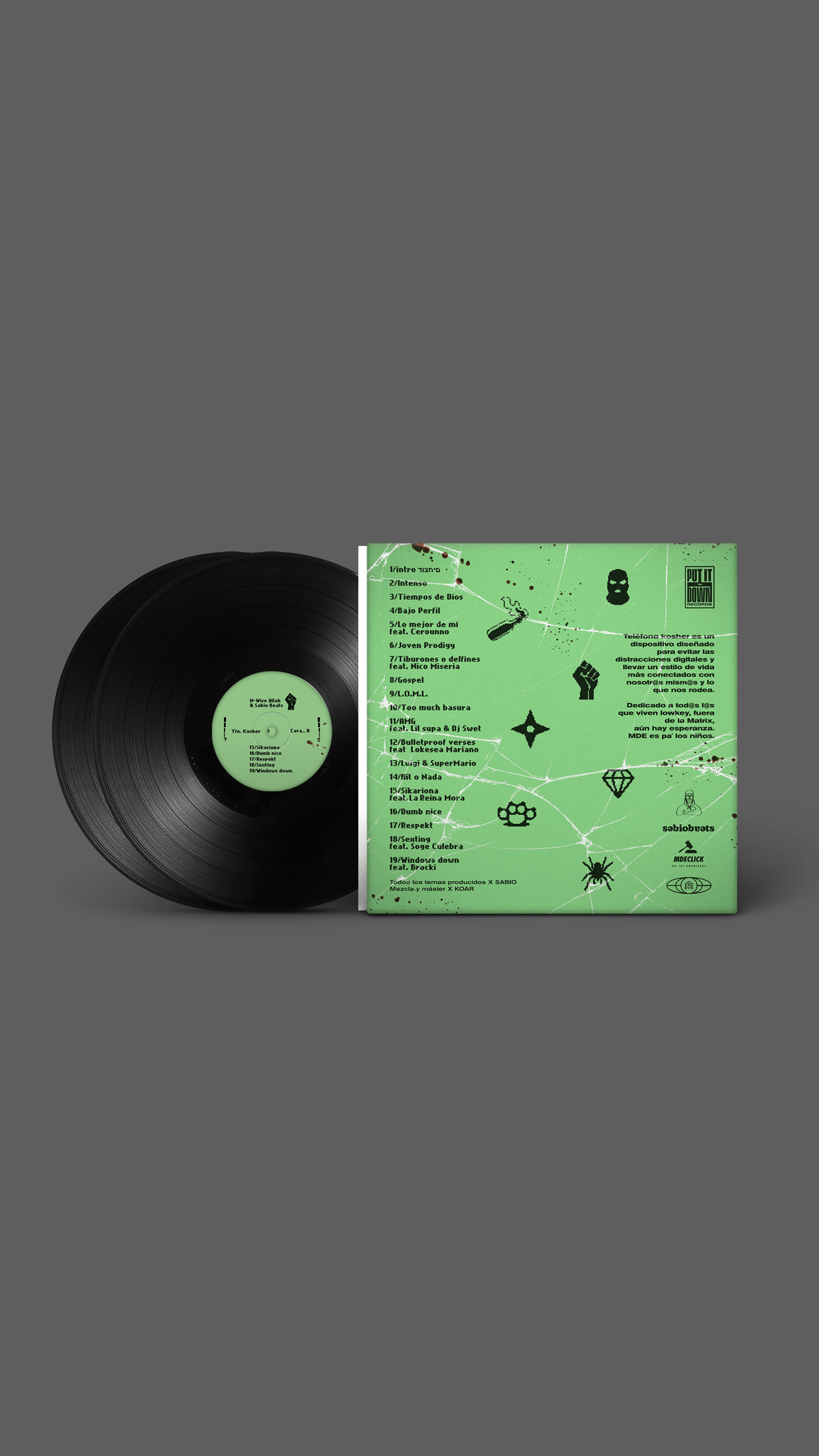 TFNO KOSHER COMBO VINYL + T-SHIRT WHITE