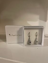Image 2 of Teardrop Earrings Stainless Steel - No. 6