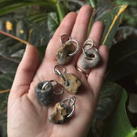 Image 1 of Hagstone silver pendants