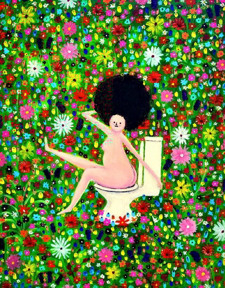 Image of ON THE GARDEN TOILET