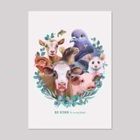 Image 1 of Be kind to every kind | hell | Plakat