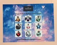 Image 3 of Magic Potions Mini Diamond Painting Kit by WondersArtist