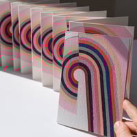 Image 1 of Pink swirl (Postcard)