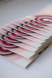 Image 5 of Pink swirl (Postcard)