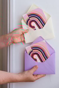 Image 3 of Pink swirl (Postcard)