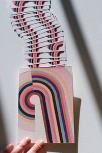 Image 2 of Pink swirl (Postcard)